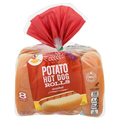 Giant Potato Hot Dog Rolls - 8 ct