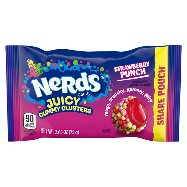 Nerds Strawberry Punch Juicy Gummy Clusters Candy