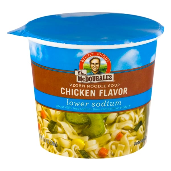 Dr. McDougall's Lower Sodium Vegan Chicken Noodle Soup Cup