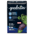 GoodNites Boys S/M Nighttime Underwear 43-68 lb