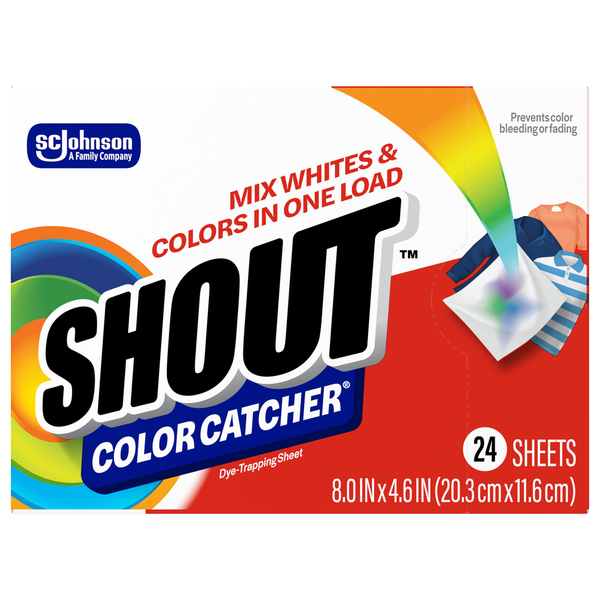 Shout Color Catcher In-Wash Dye-Trapping Sheets