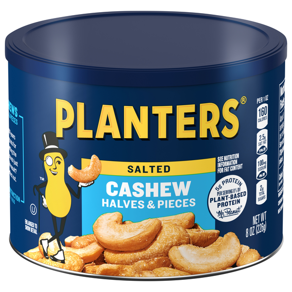 Planters Halves & Pieces Salted Cashew