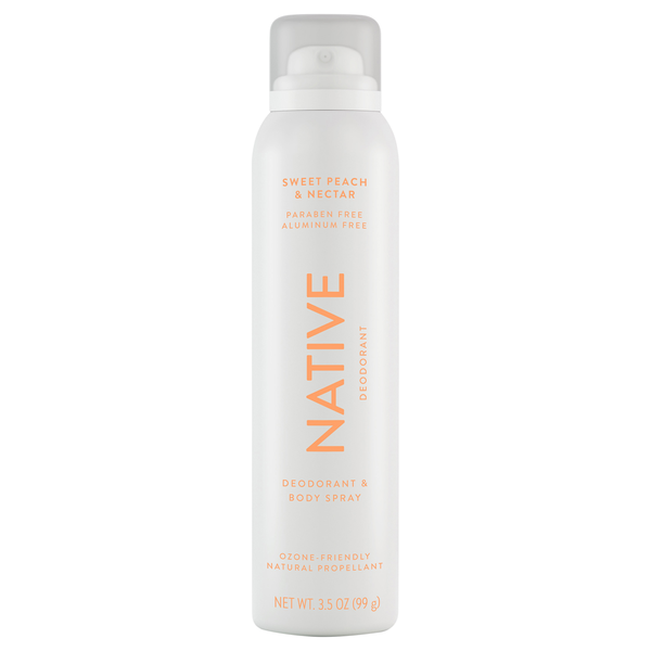 Native Sweet Peach & Nectar Aluminum Free Deodorant & Body Spray
