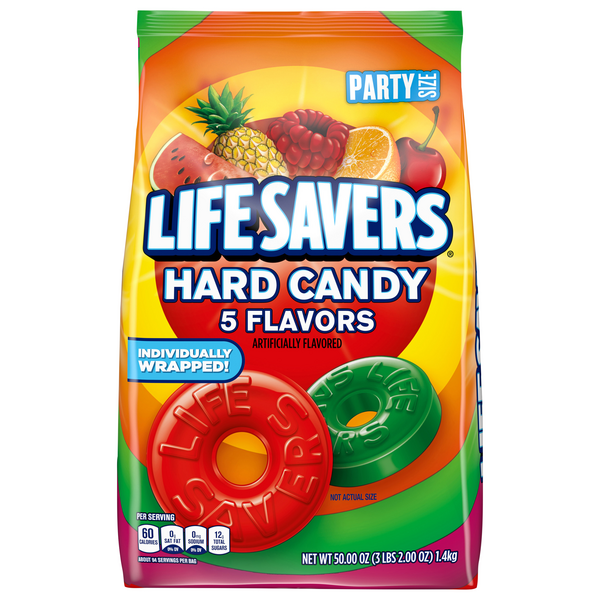 Life Savers 5 Flavors Hard Candy Party Size