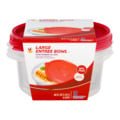 Our Brand Large Entree Bowl Containers & Lids 6 Cups