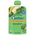 Gerber Organic 2nd Baby Food Pear Spinach
