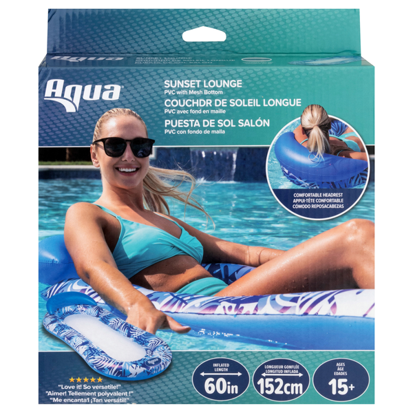 Aqua Sunset Lounge Pool Toy