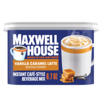 Maxwell House Vanilla Caramel Latte Instant Cafe Beverage Mix