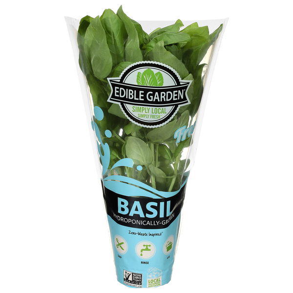 Edible Garden Hydroponically-Grown Basil