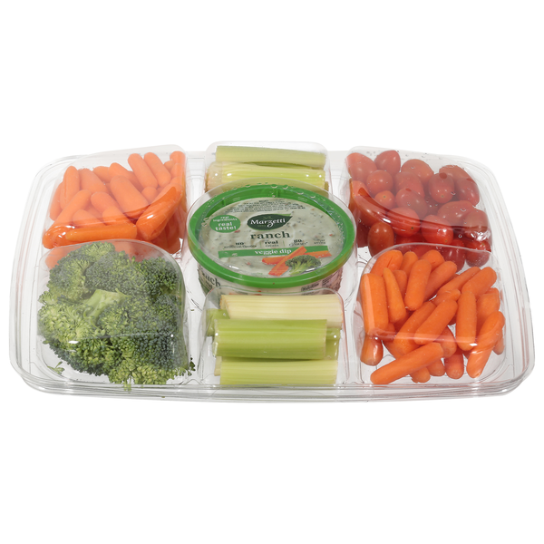 Food Lion Vegetable Tray with Ranch Dip