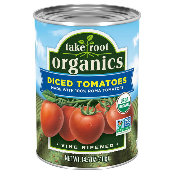 Take Root Organics Diced Tomatoes