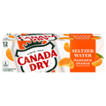 Canada Dry Mandarin Orange Sparkling Seltzer Water - 12 pk