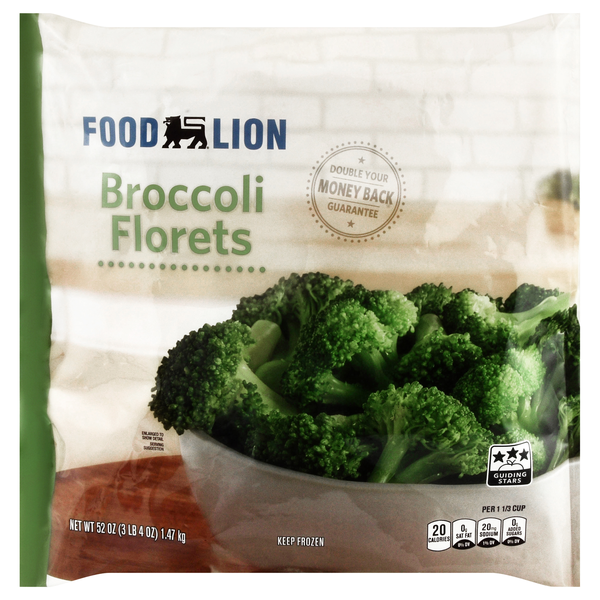 Food Lion Broccoli Florets Frozen
