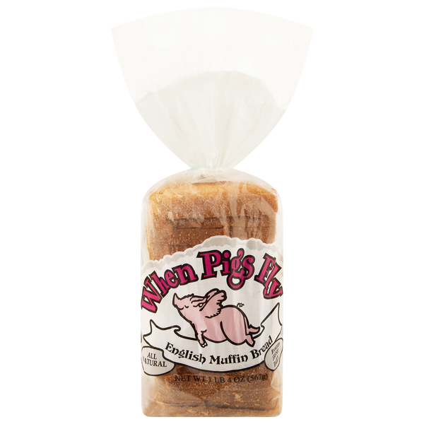 When Pigs Fly English Muffin Bread Sliced
