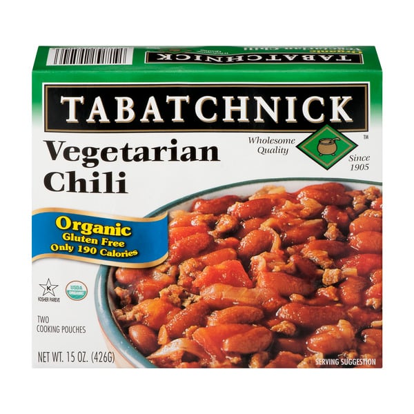 Tabatchnick Kosher Organic Gluten Free Vegetable Chili - 2 ct Frozen