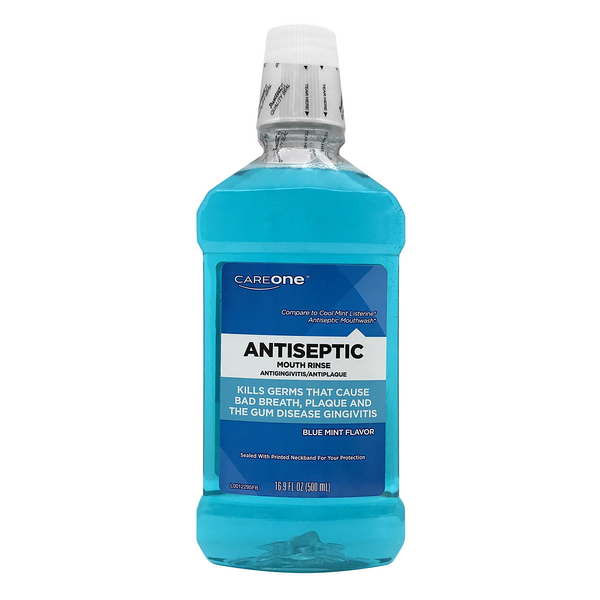 CareOne Antiseptic Mouth Rinse Blue Mint