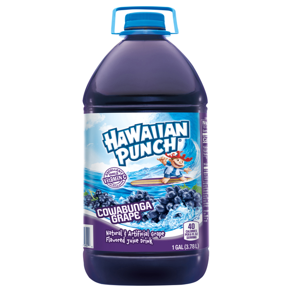 Hawaiian Punch Cowabunga Grape Flavored Juice Drink
