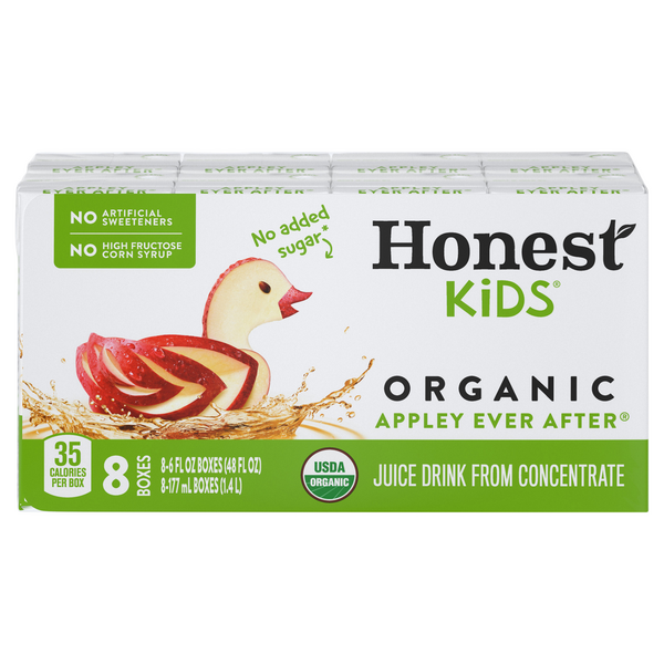 Save on Honest Kids Apple Juice Drink Organic 8 pk Order Online