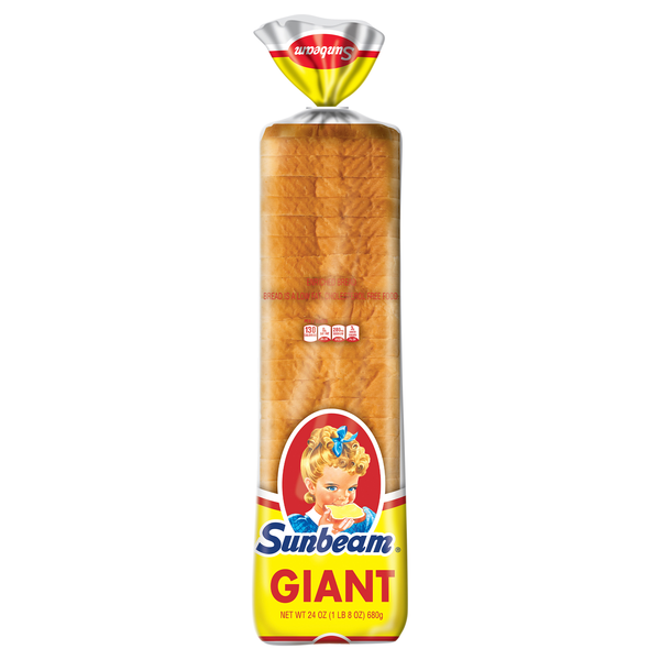 Sunbeam Giant White Bread Sliced