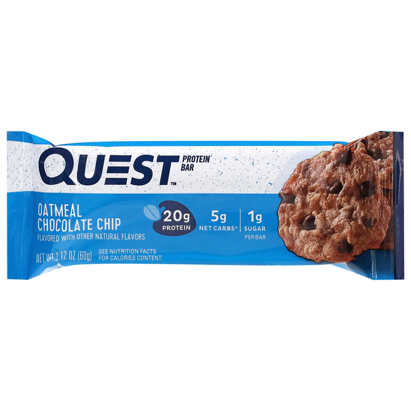 Quest Keto Friendly Oatmeal Chocolate Chip 20g Protein Bar