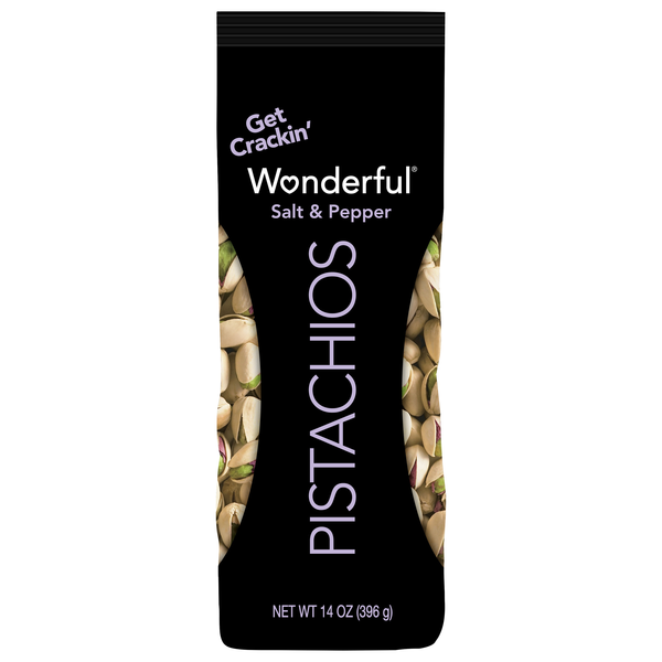 Wonderful Salt & Pepper Pistachios