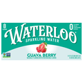 Waterloo Guava Berry Sparkling Water - 8 pk