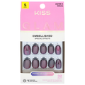 Kiss Glam Embellished Nails Short Length Simple Joys