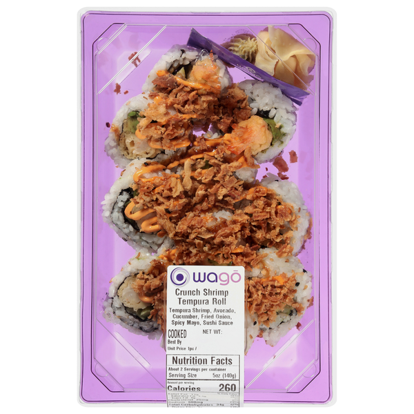 WAGO Crunch Shrimp Tempura Roll (Avail. 11am - 7pm)