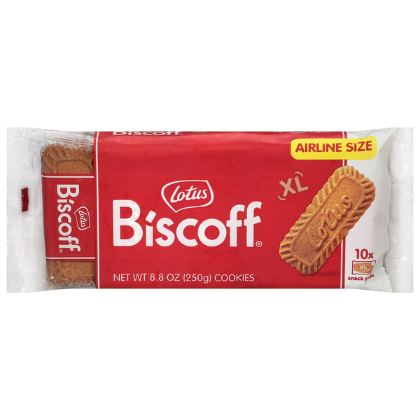 Lotus Biscoff Cookie Packs Airline Size - 10 ct
