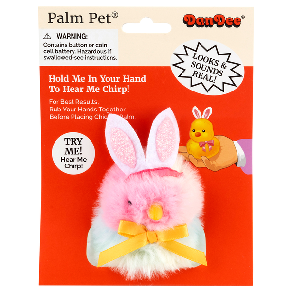 DanDee Palm Pet Easter Toy Purple