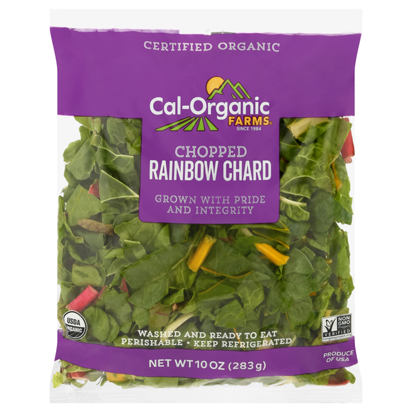 Cal-Organic Farms Chopped Rainbow Chard Greens