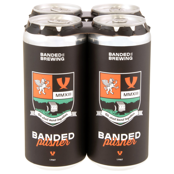 Banded Brewing Co. Banded Pilsner Beer - 4 pk