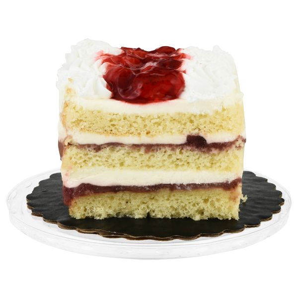 Hannaford Bakery Square Strawberry Shortcake Slice