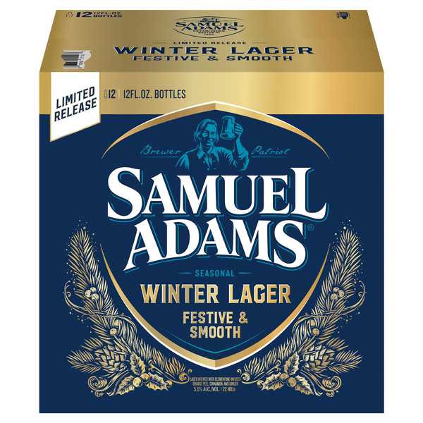 Samuel Adams Winter Lager Beer - 12 pk