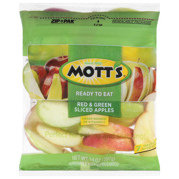 Mott's Ready to Eat Red & Green Sliced Apples