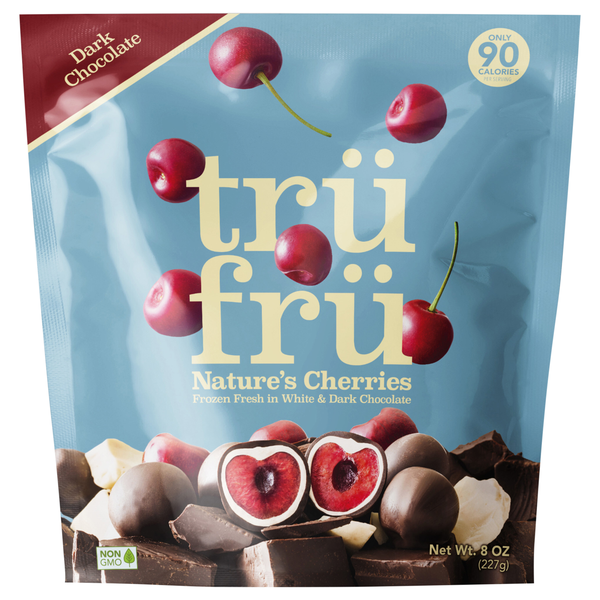 Tru Fru Nature's Cherries in White & Dark Chocolate Frozen