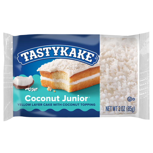 Tastykake Coconut Junior Snack Cake Single Serve