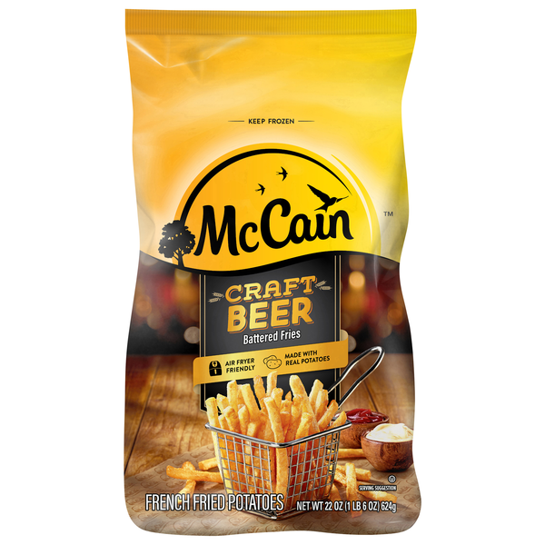 McCain Craft Beer Battered French Fries Frozen