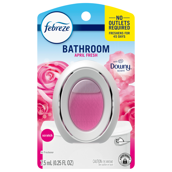 Febreze Bathroom Odor-Fighting Downy April Fresh Scent Air Freshener