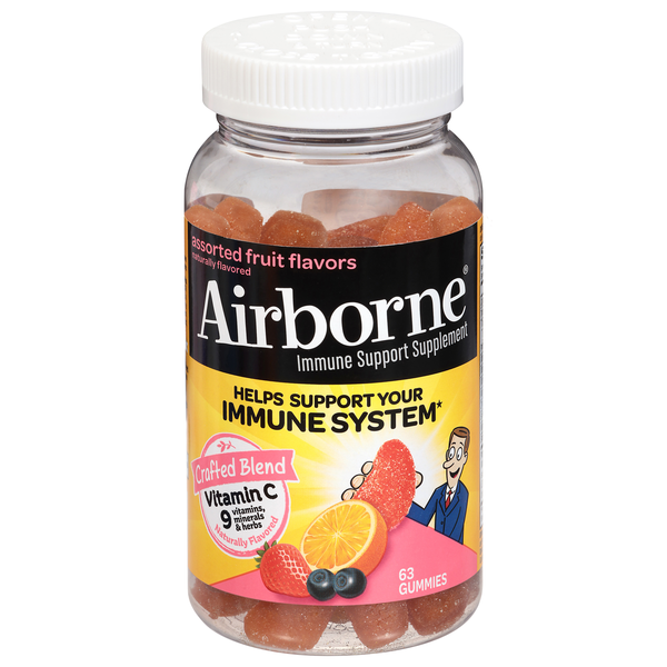 Airborne Immune Support Gummies Assorted Fruit