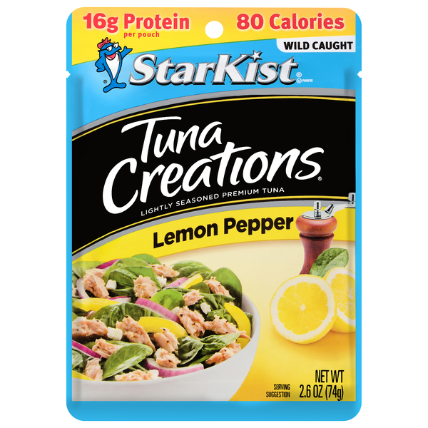 StarKist Tuna Creations Wild Caught Lemon Pepper Lightly Seasoned