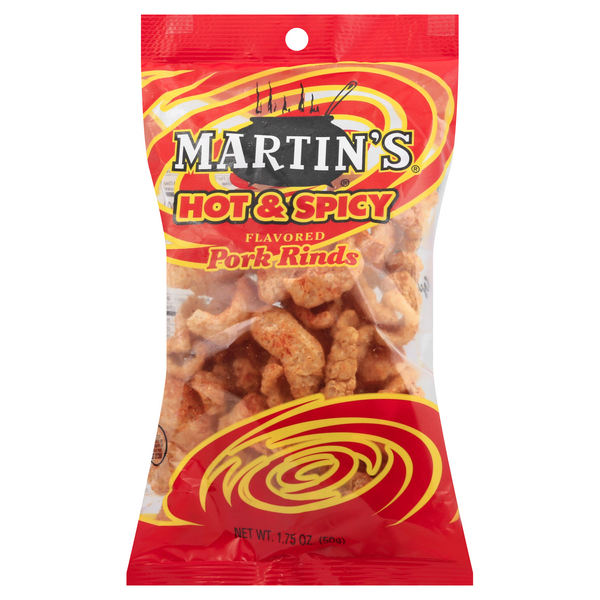 Martin's Pork Rinds Hot & Spicy