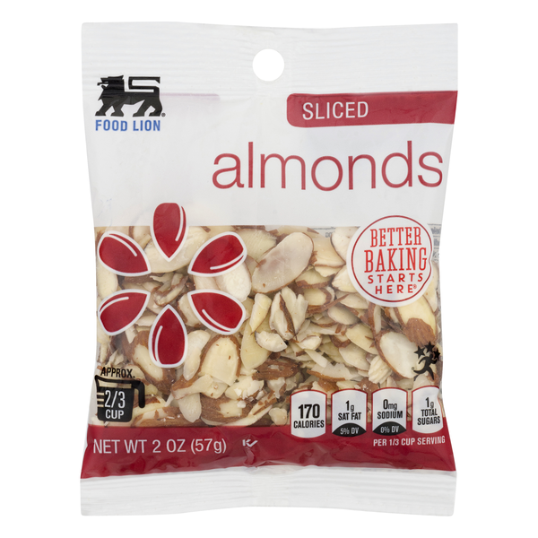Food Lion Almonds Sliced