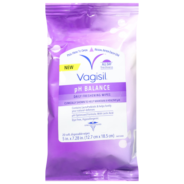 Vagisil pH Balance Daily Refreshing Wipes