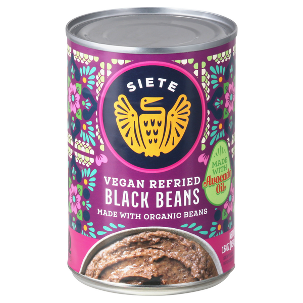 Save on Siete Vegan Refried Black Beans Order Online Delivery Giant