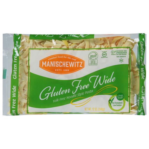 Manischewitz Gluten & Yolk Free Wide Noodles