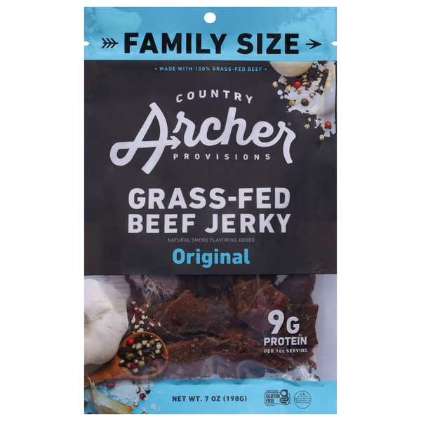 Country Archer Gluten Free Original 9g Protein Grass-Fed Beef Jerky