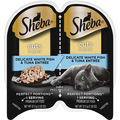 SHEBA Perfect Portions Cuts White Fish & Tuna Wet Cat Food - 2 ct