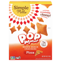 Simple Mills Gluten Free Pop Mmms Pizza Baked Snack Crackers
