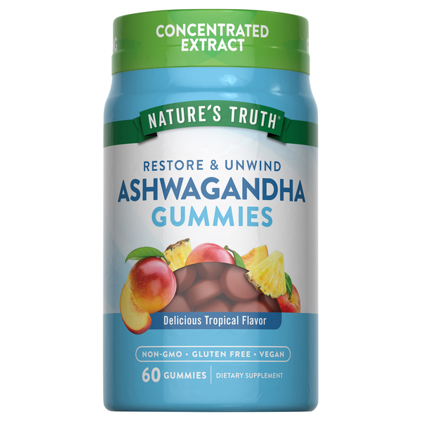 Nature's Truth Tropical Flavor Restore & Unwind Ashwagandha Gummies
